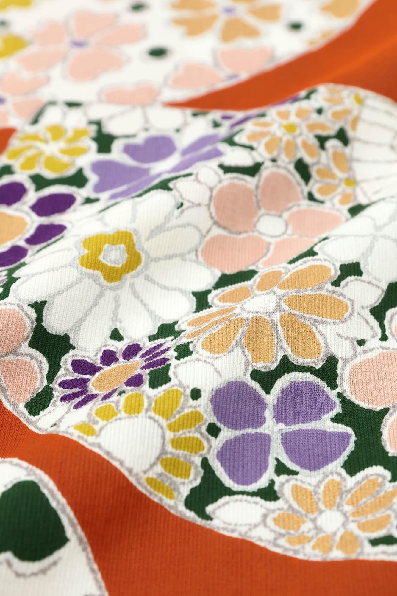 高島縮 40/40 薙（なぎ）ジバン／扇（おうぎ）