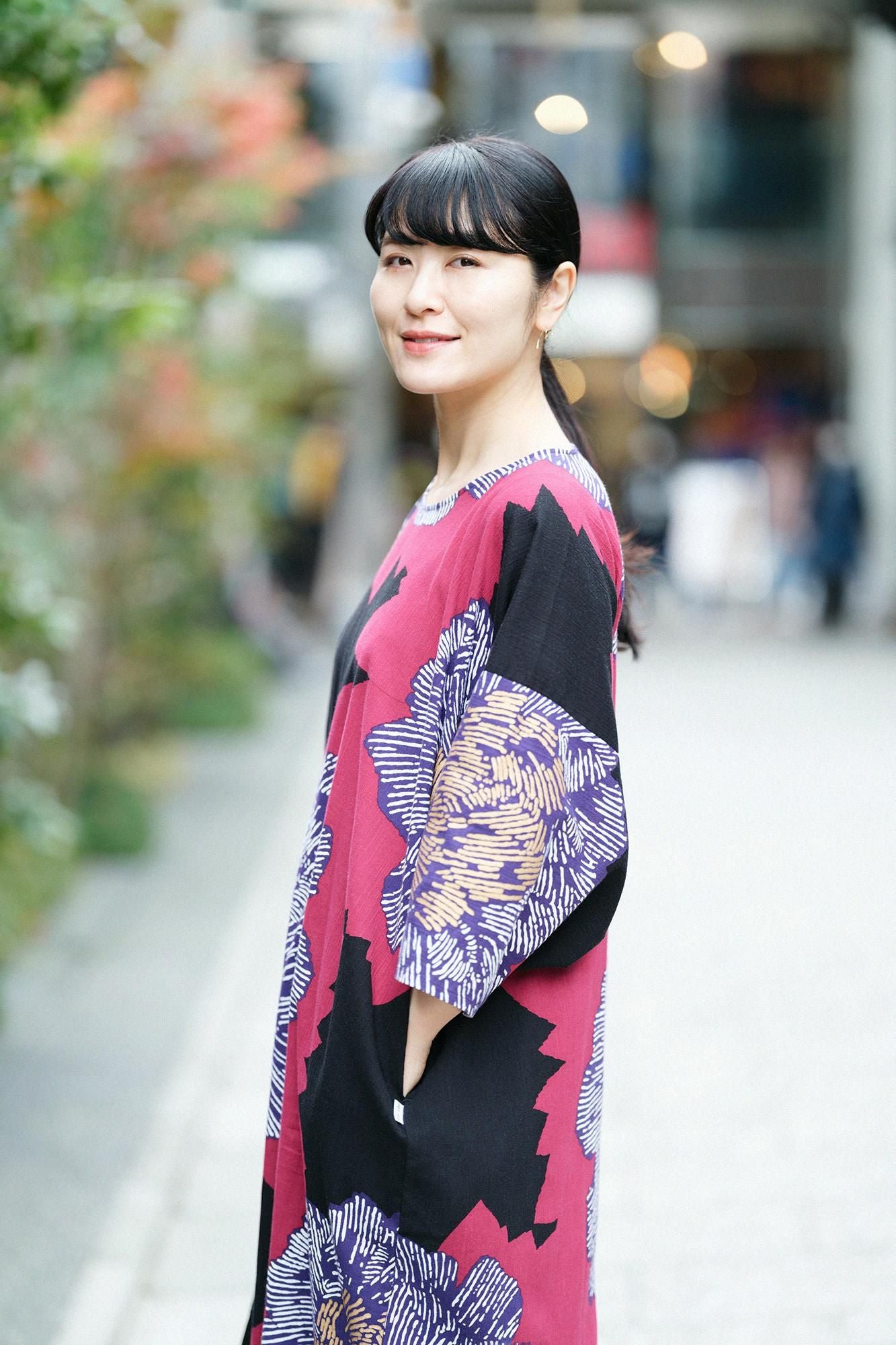 Takashima Chijime 20/20 Naginata rechteckige Robe/Shakuyaku Lights