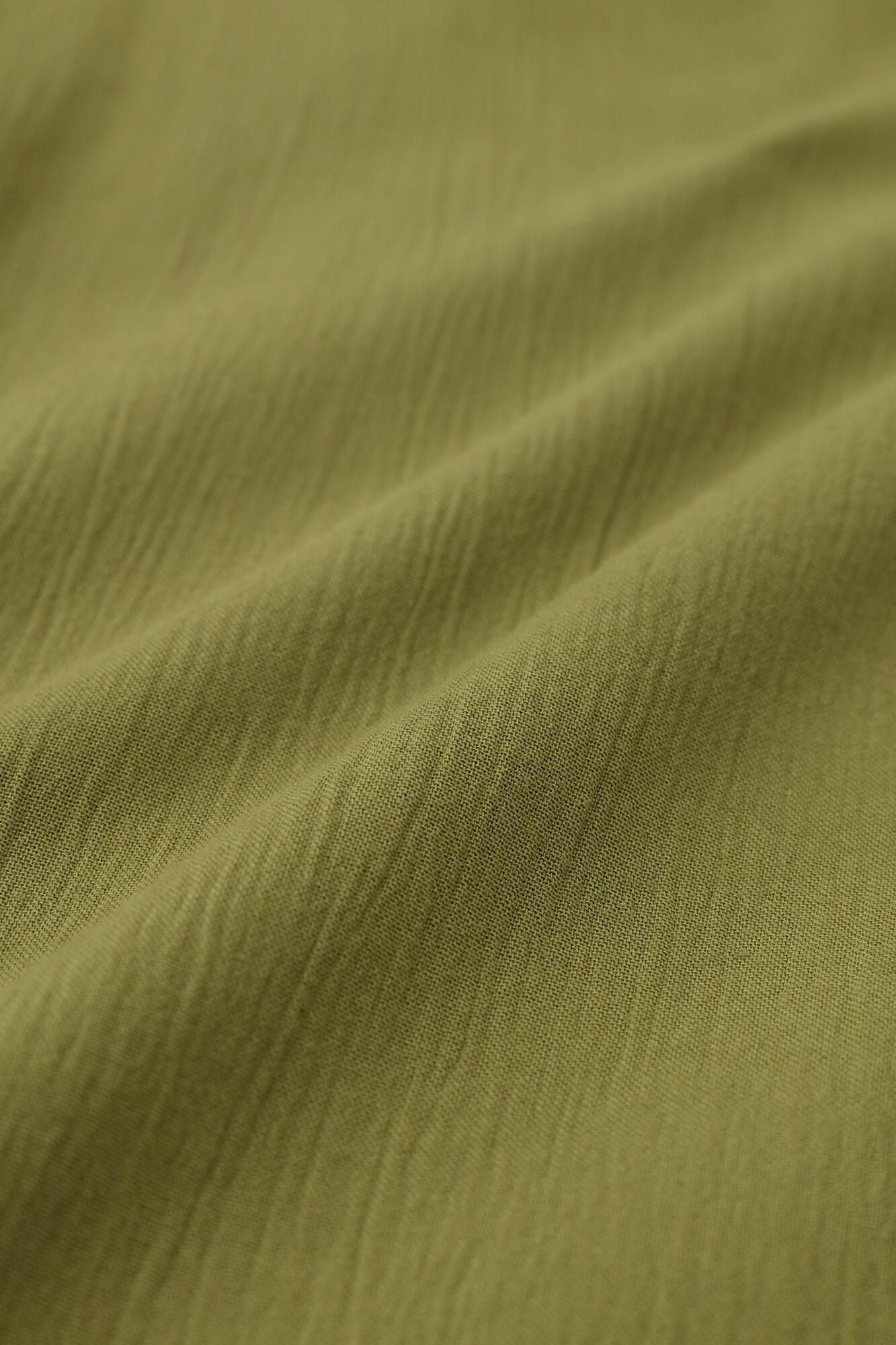 高島縮棉 20/20長風靡/灰綠色