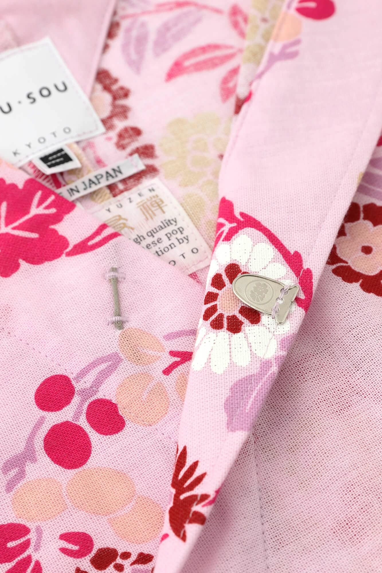 【官網限定】知多木棉 文 大帷洋裝 短長度（Mijikata）/花丸紋樣（花丸紋樣）