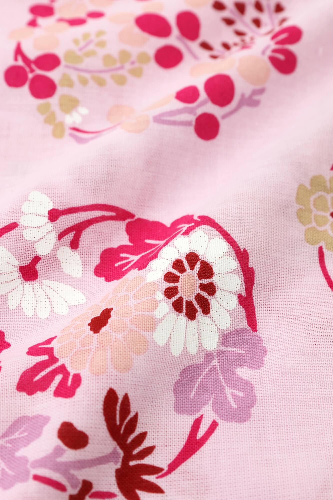 【官網限定】知多木棉 文 大帷洋裝 短長度（Mijikata）/花丸紋樣（花丸紋樣）