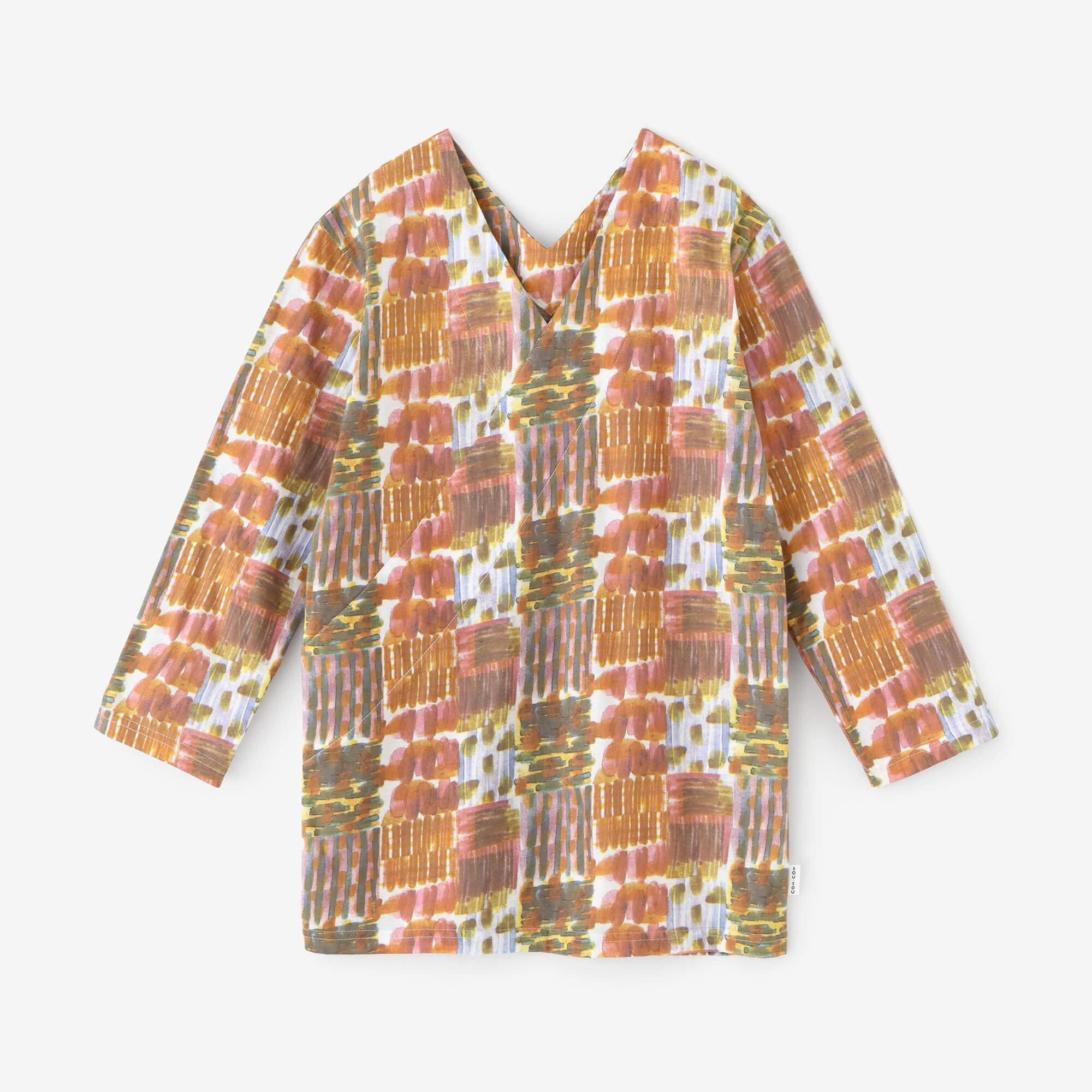 未拧紧的衣领，3/4长/kagero