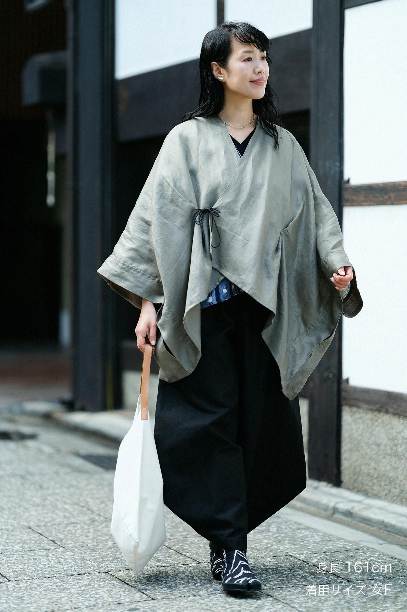 麻 きさらぎ 短丈（みじかたけ）／雉鳩色（きじばといろ）