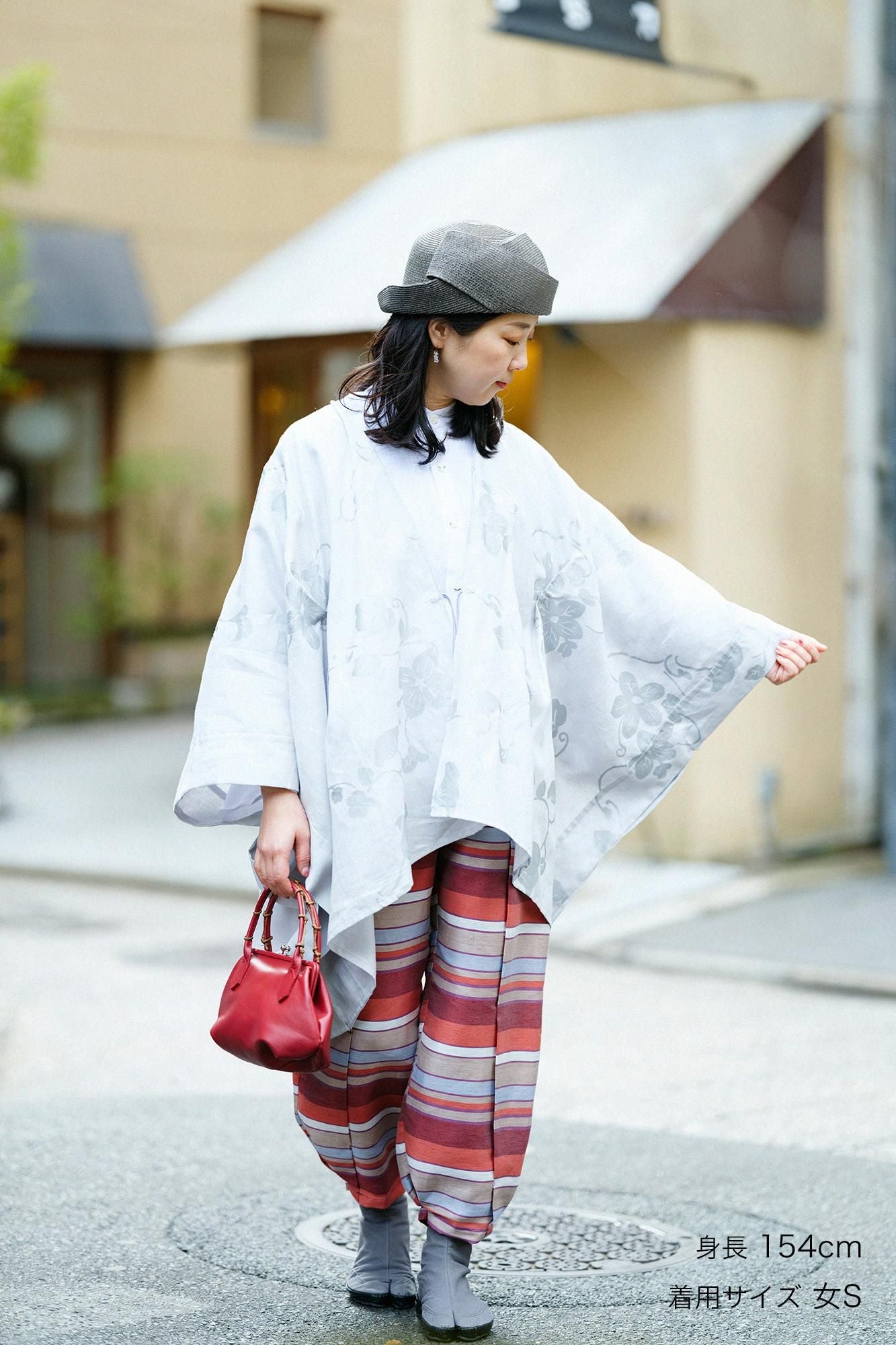 一褶 工人褲/橫條紋黄昏