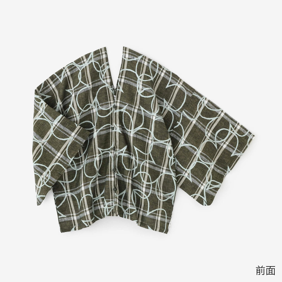 sou sou はつき　麻 麻 格子織（こうしおり） はつき／しあわせ