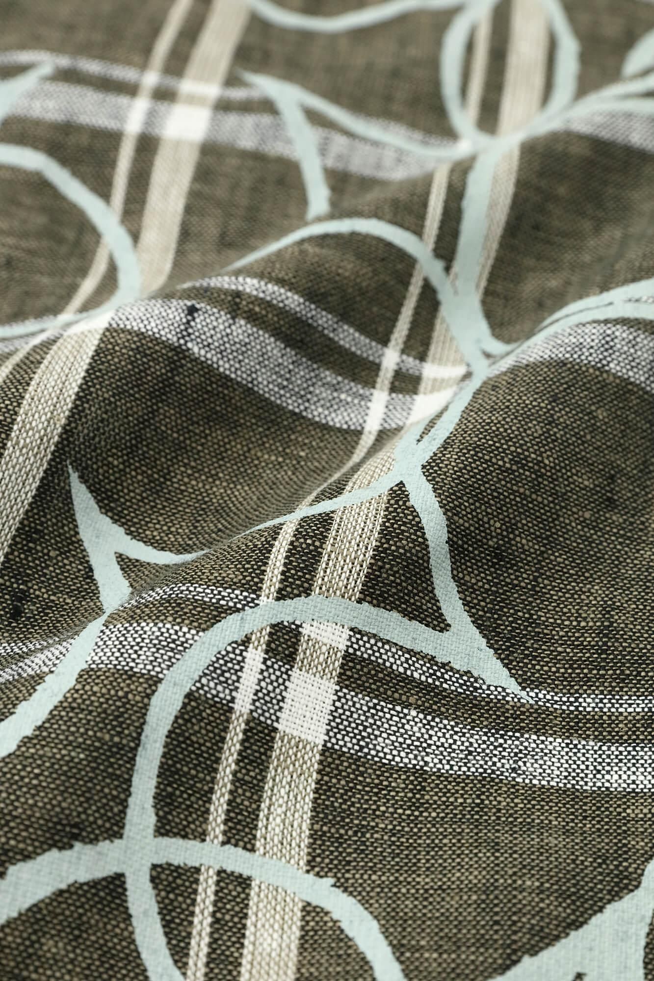 sou sou はつき　麻 麻 格子織（こうしおり） はつき／しあわせ