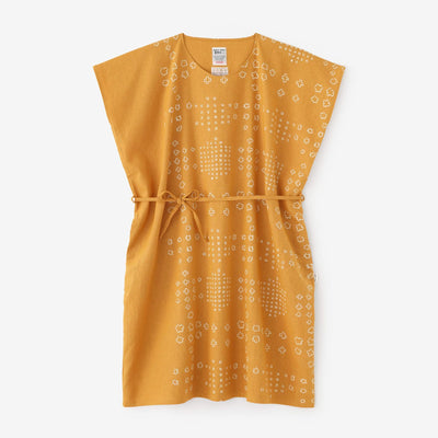 【online한정】마 직사각형 원피스(Chohokei)/야마아라레와 여백 노란색