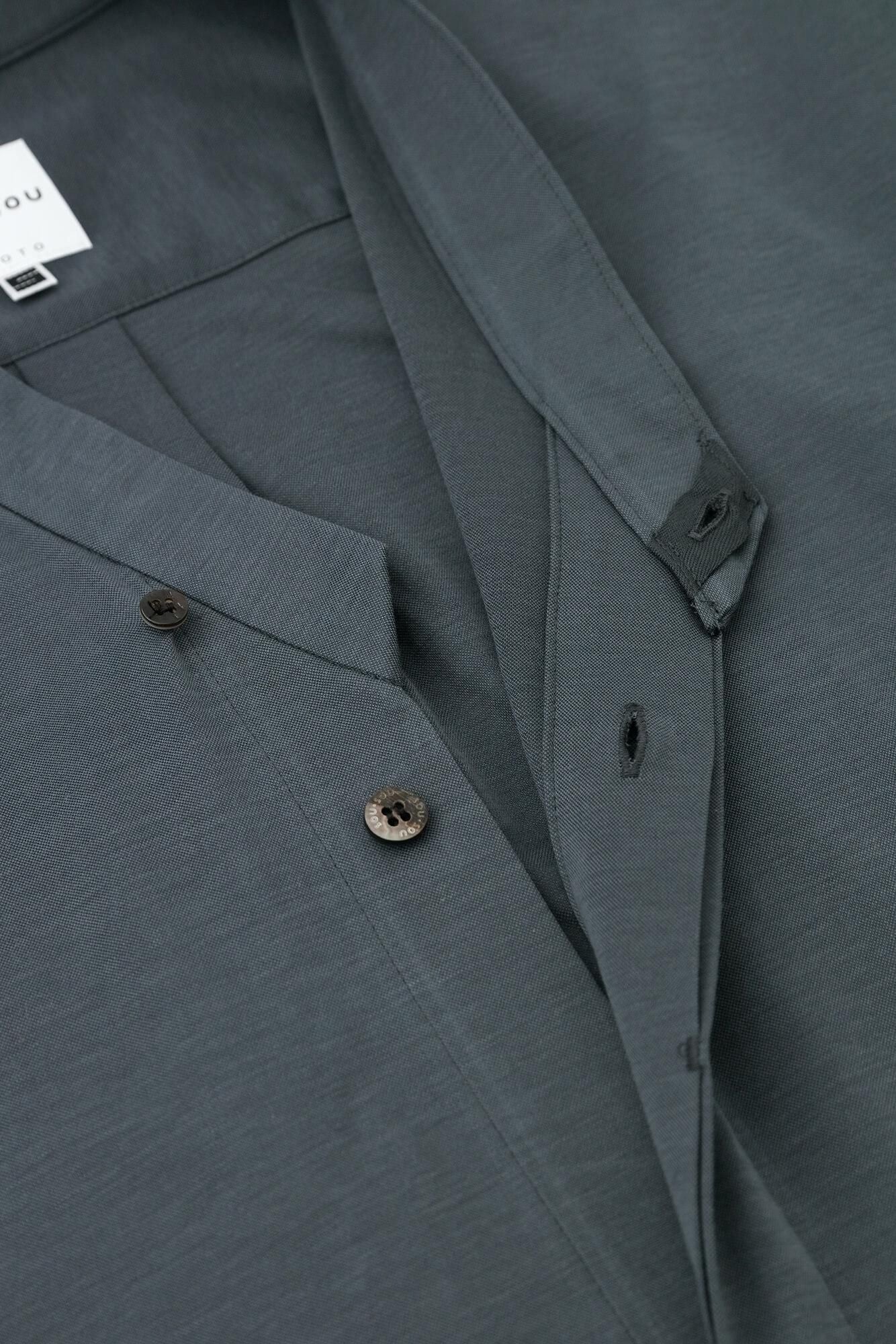 면큐프라 아미 나기나타 카리고로모 가는 옷깃, 짧은 길이(미지카타케)/리드 컬러