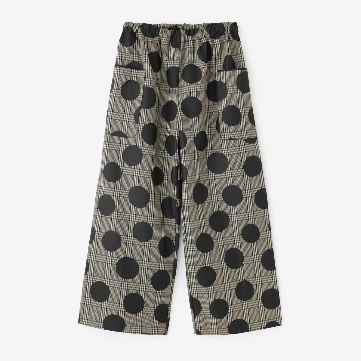 綿麻 綾織（あやおり）方袋（ほうび）もんぺ／すいぎょく