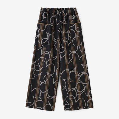 코튼 린넨 아야오리(아야 오리)호우비 몸뻬／행복