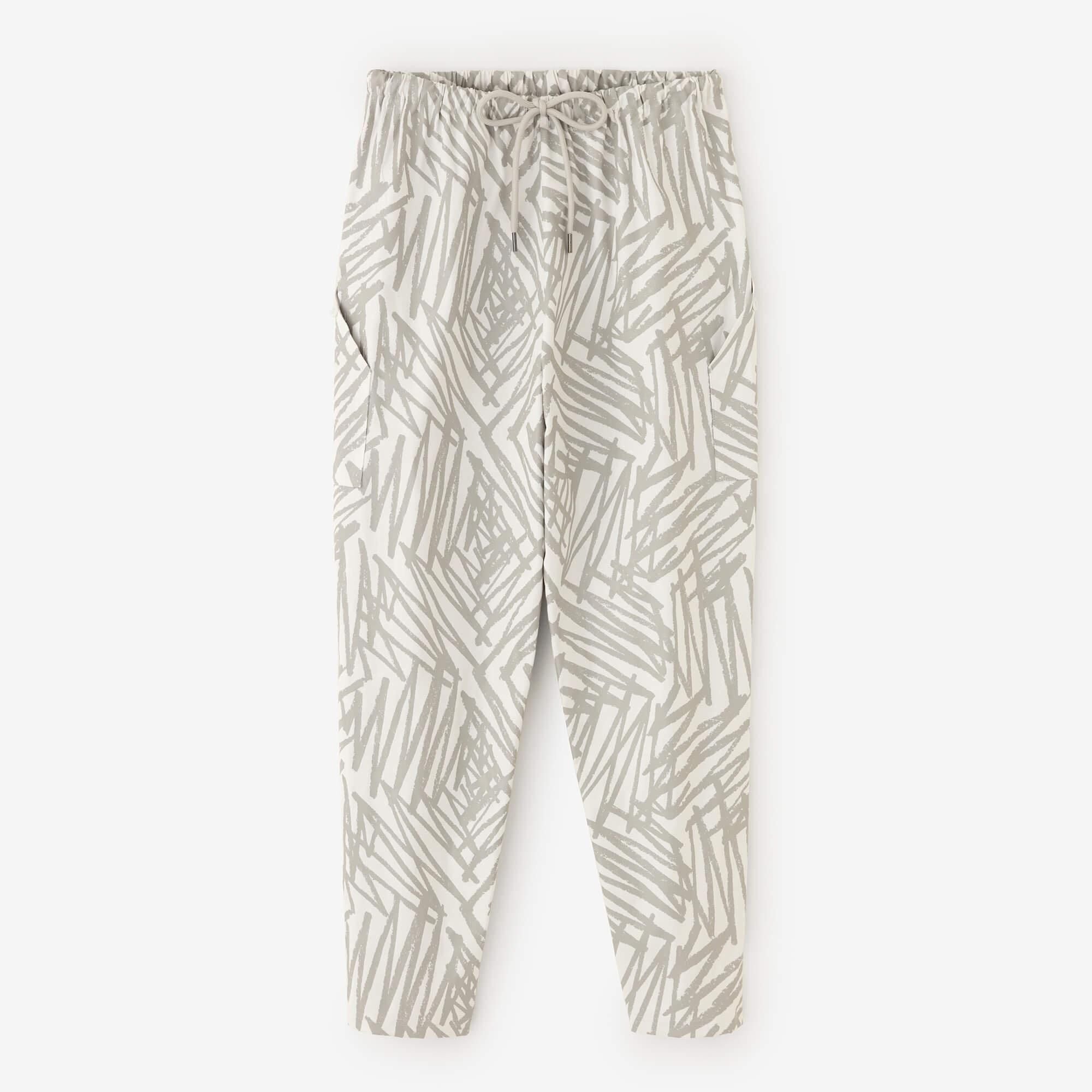 스트레치 트윌 BIKE 조드푸르 팬츠／기자기자 아이보리 컬러