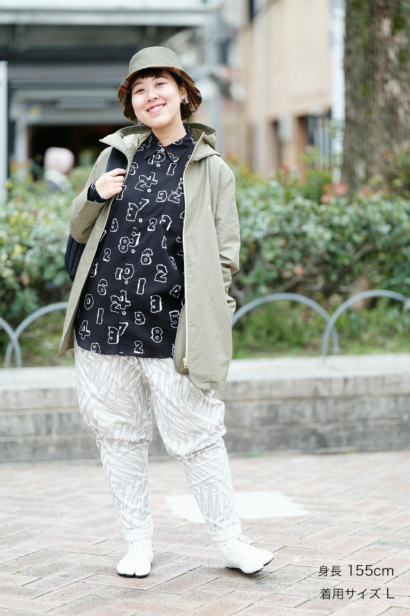 彈性斜紋織BIKE 修腿馬術褲／鋸齒狀 象牙色