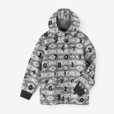 Navajo Jakarl BIKE Parka/SO-SU-U Dunkle Asche