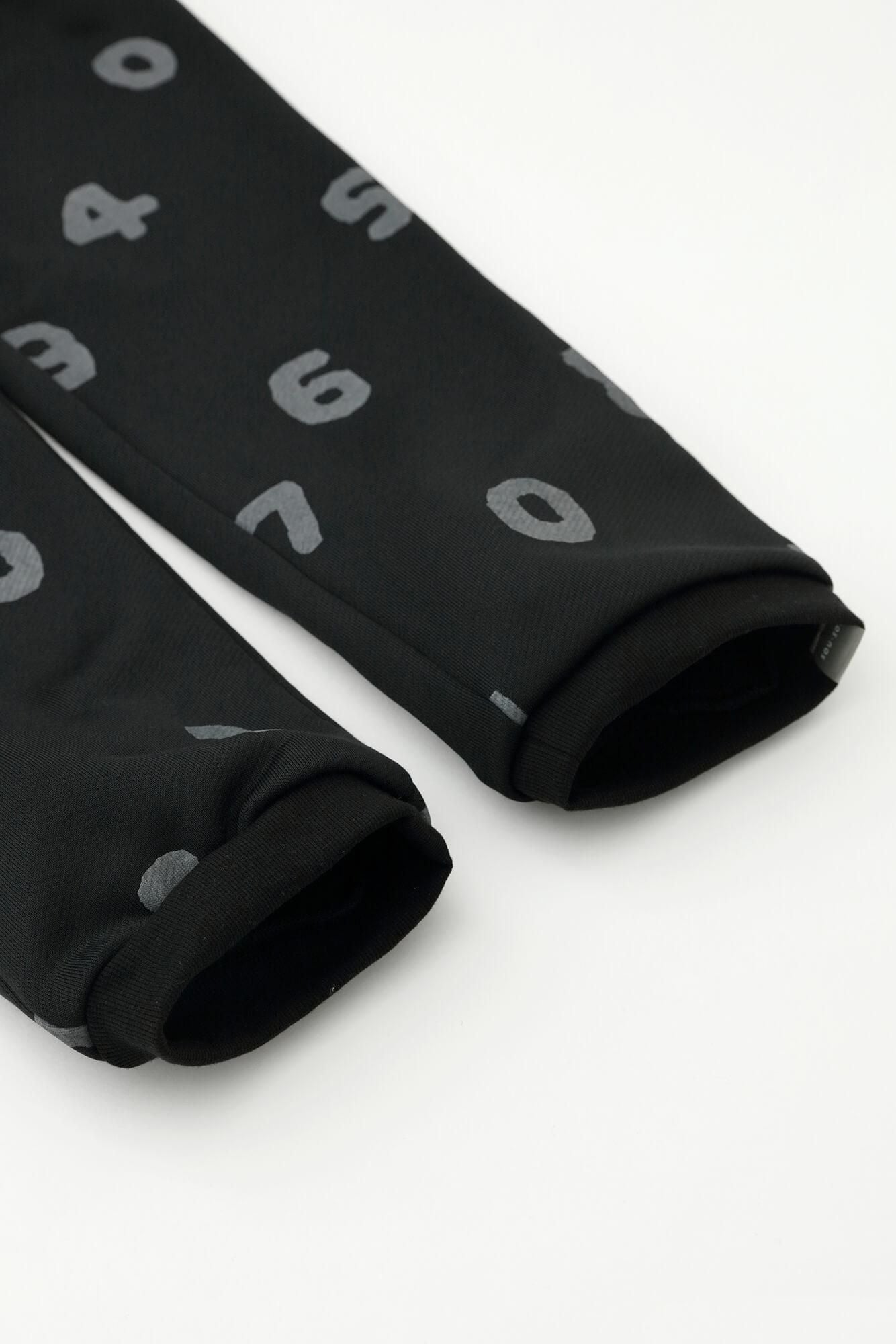 內抓毛BIKE長褲/ SO-SU-U十數黑色