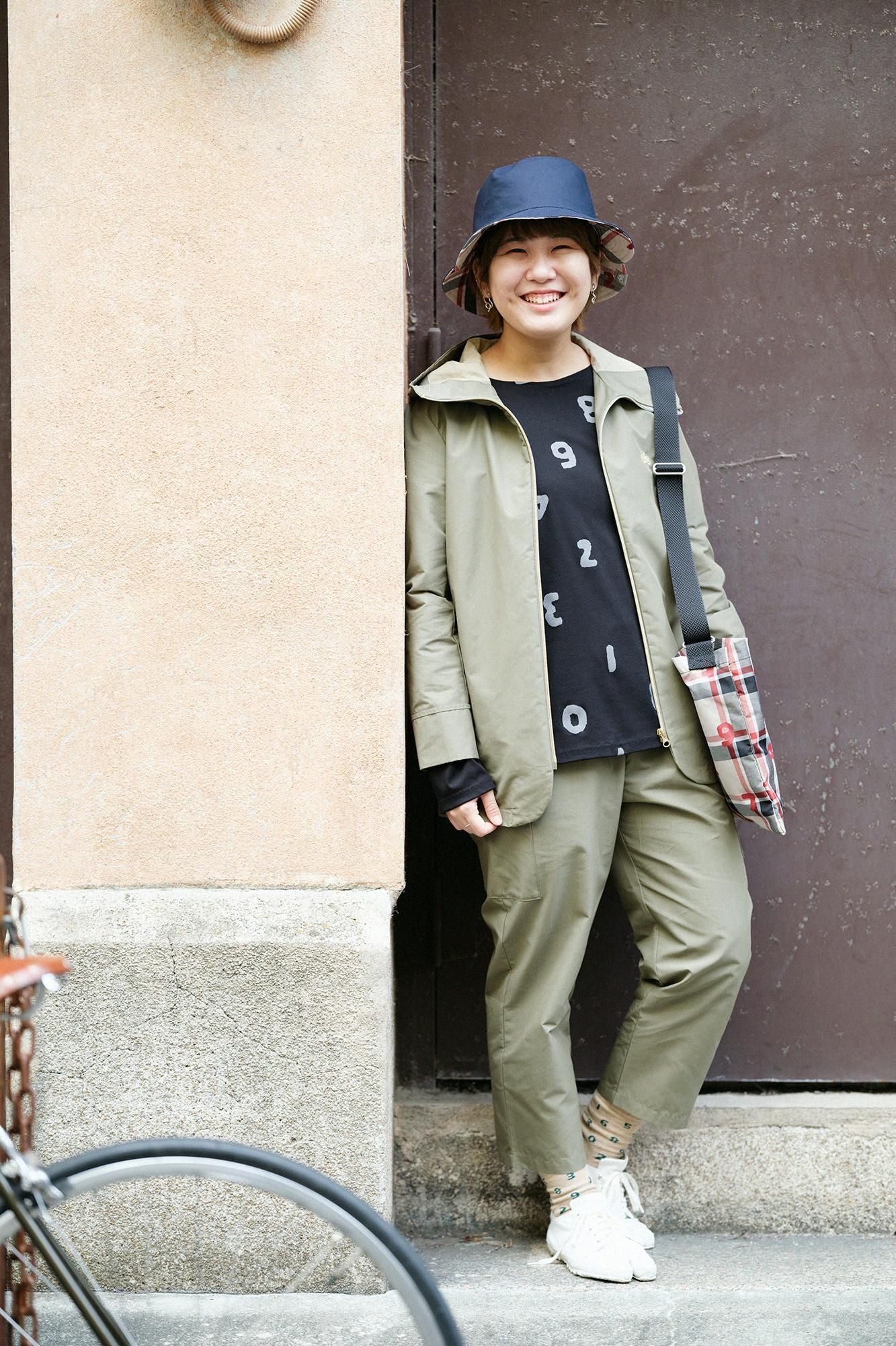 双面（ryomen ami）长袖T恤/so-su-u顶部和底部（ka）湿羽毛颜色（nuyara）