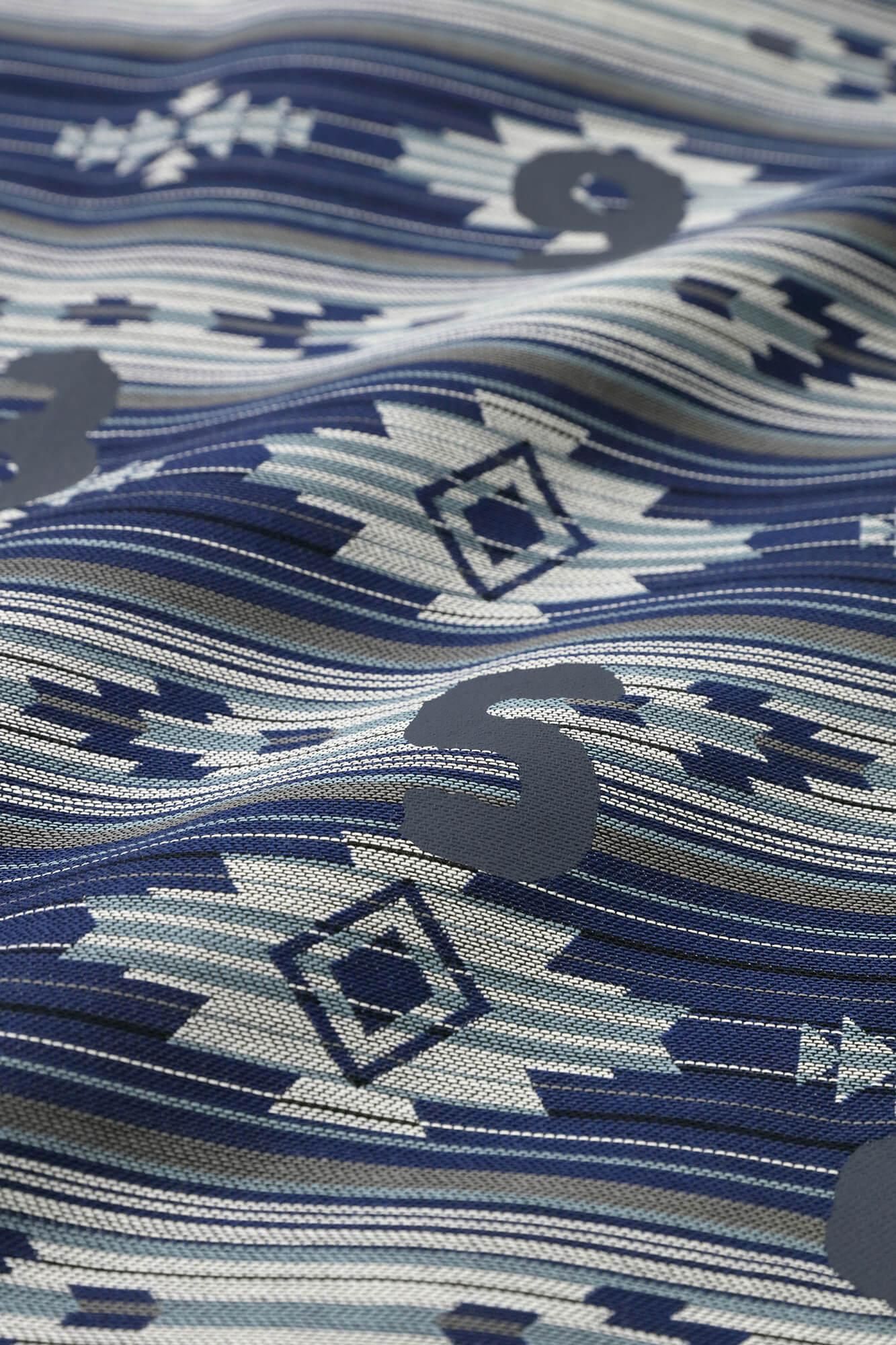 納瓦荷緹花大文字山 飛鼠褲／SO-SU-U十數 寶藍色