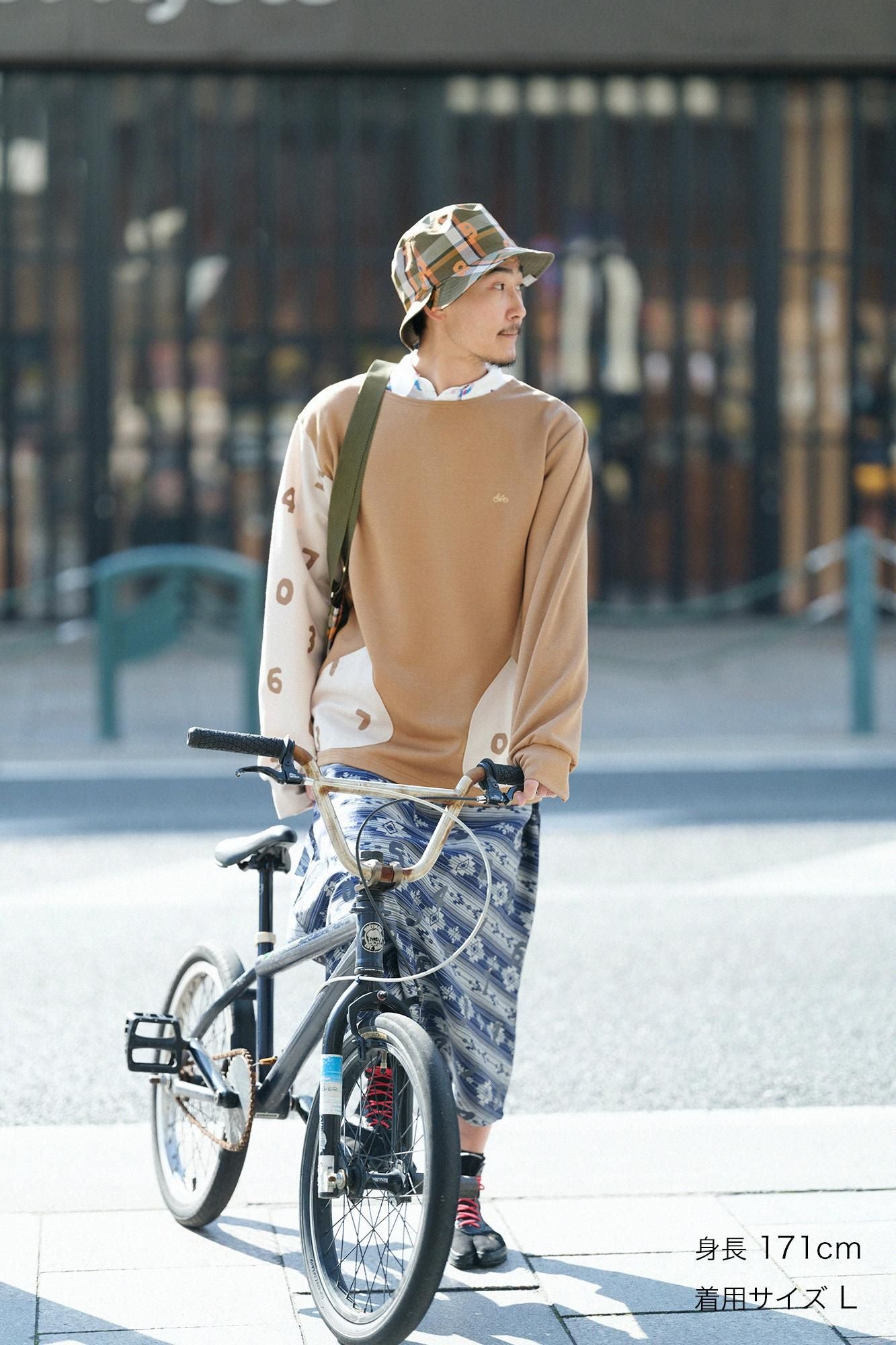 納瓦荷緹花大文字山 飛鼠褲／SO-SU-U十數 寶藍色