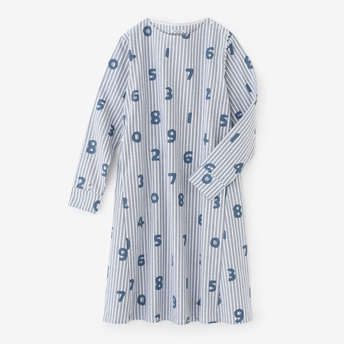 SOU・SOU ソウソウ 風靡 京型友禅 ワンピース 長袖 総柄 Lサイズ　和装 SOUSOU/ソウソウ】京型友禅 ロングワンピース リネン コットン