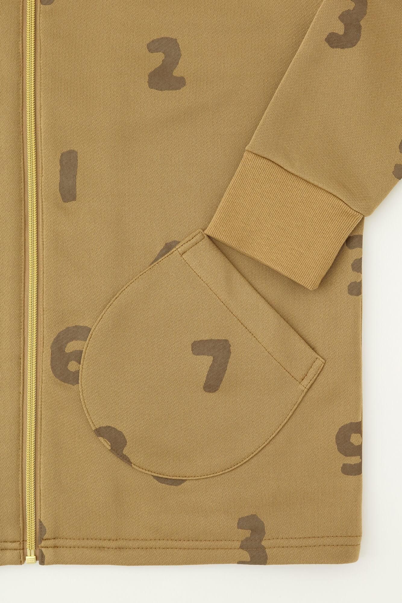 裏毛 ZIP UP BIKEブルゾン／SO-SU-U 桑茶（くわちゃ）