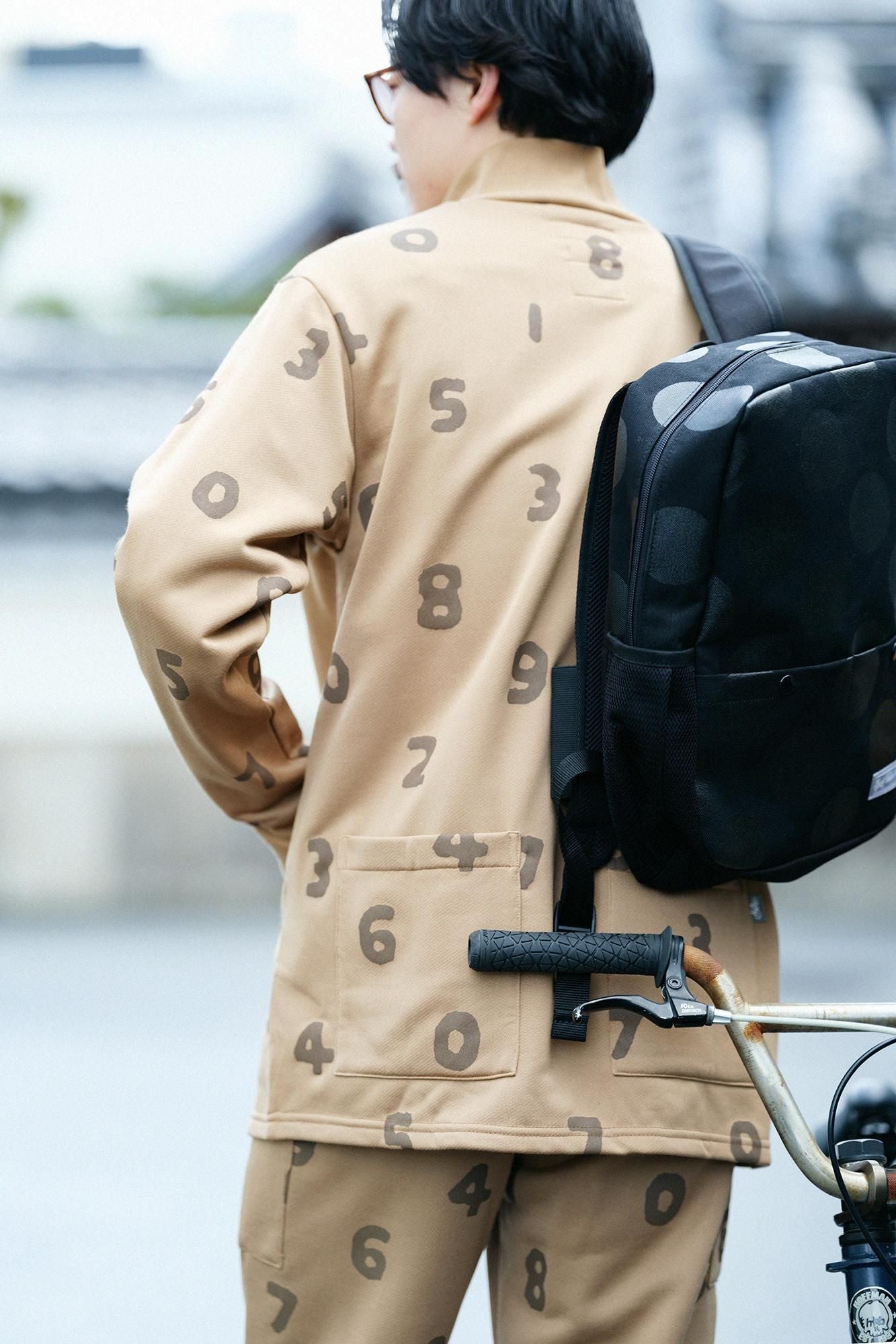 Fleece ZIP UP BIKE Blouson／SO-SU-U Mulberry Brown（minds old time withWatea)