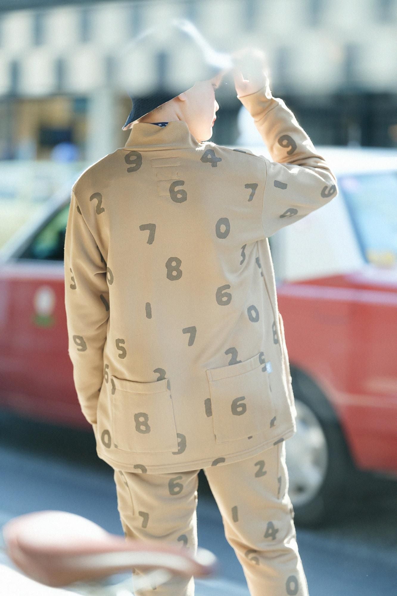 Fleece ZIP UP BIKE Blouson／SO-SU-U Mulberry Brown（minds old time withWatea)