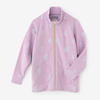 [仅在线]羊毛拉链自行车布鲁森/so-su-u轻葡萄颜色（略带葡萄颜色）