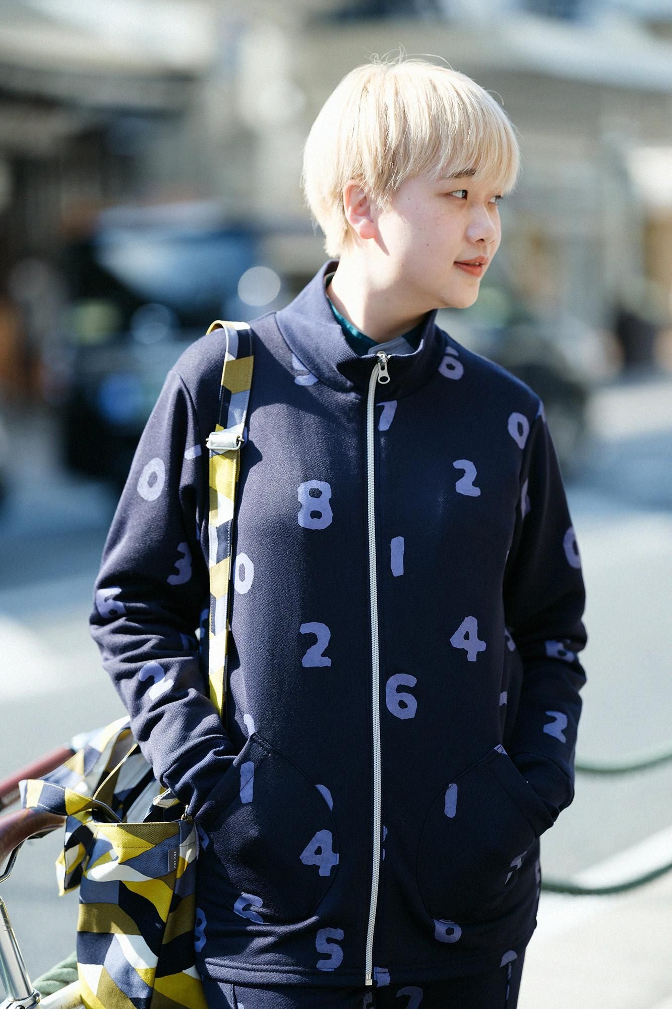 ブルゾン すが様 フクレジャカール H.W.S ZIP UPブルゾン／うらら 陽（よう