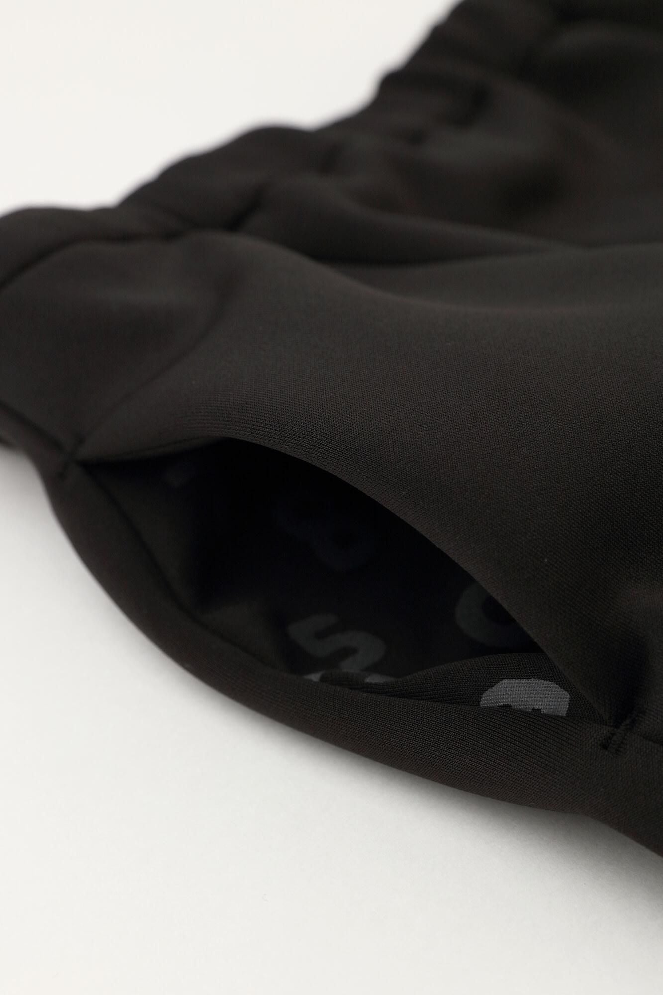 2WAY彈性瓦楞針織長裙/黑色