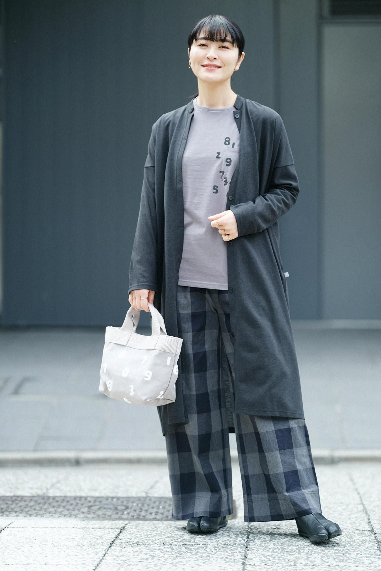 【online한정】30 단일 고 게이지천축 긴 소매포켓 T셔츠/리드 컬러 (작은)