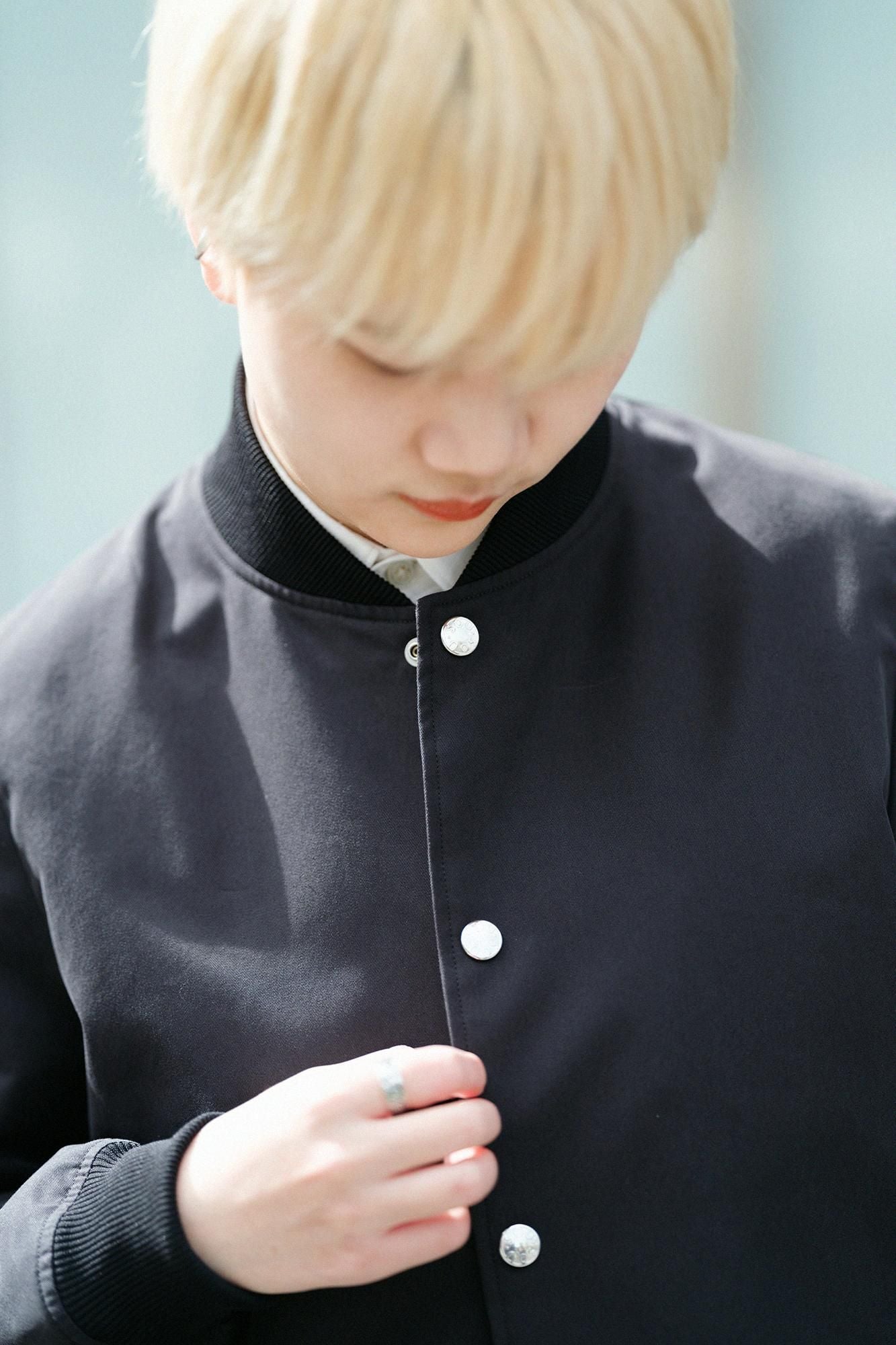 [Nur im Internet verfügbar] 60 Twin Gabardine Wendeblouson/Wet Color x Pfingstrosen