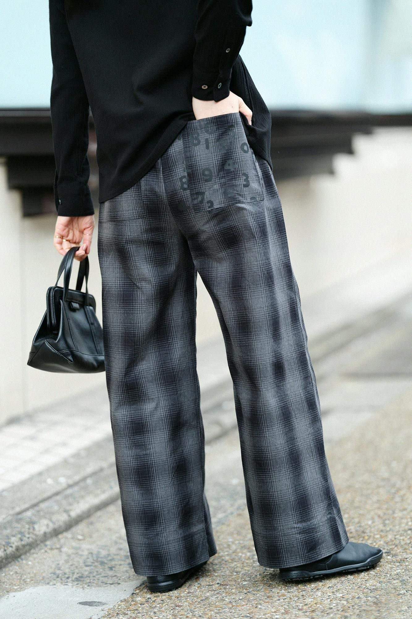 [Nur im Internet verfügbar] Damproof weite Hose/Nureba Kasumi-Gitter (Nureba Kasumi Koshi)