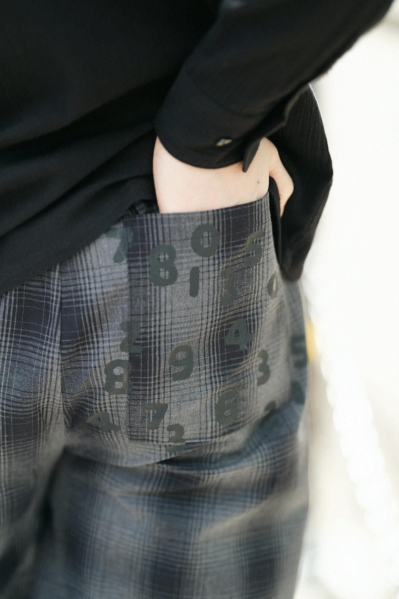 [Nur im Internet verfügbar] Damproof weite Hose/Nureba Kasumi-Gitter (Nureba Kasumi Koshi)