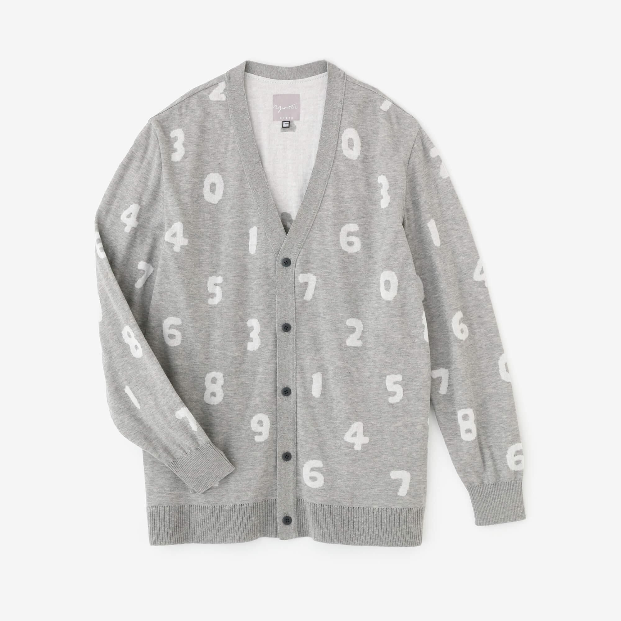 supima棉花jacquard开衫/so-su-u正弦