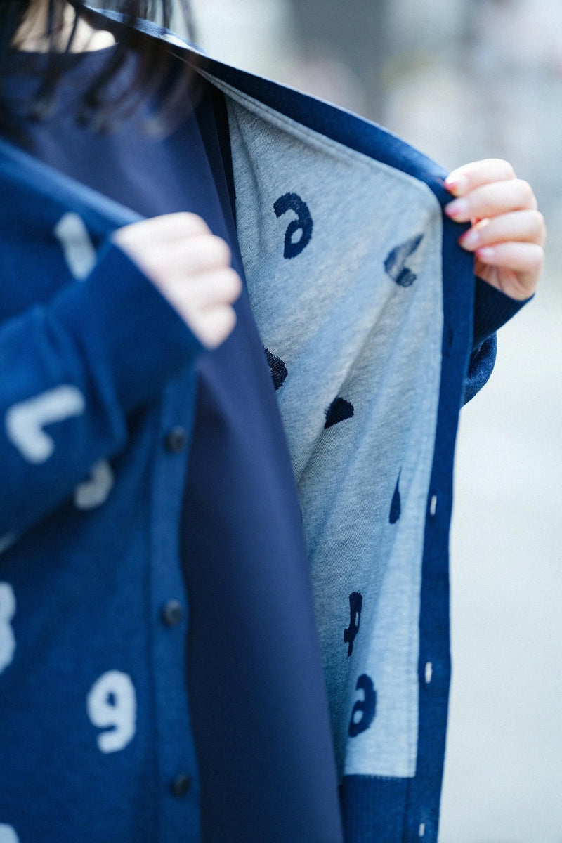Jacquard-Cardigan aus Supima-Baumwolle