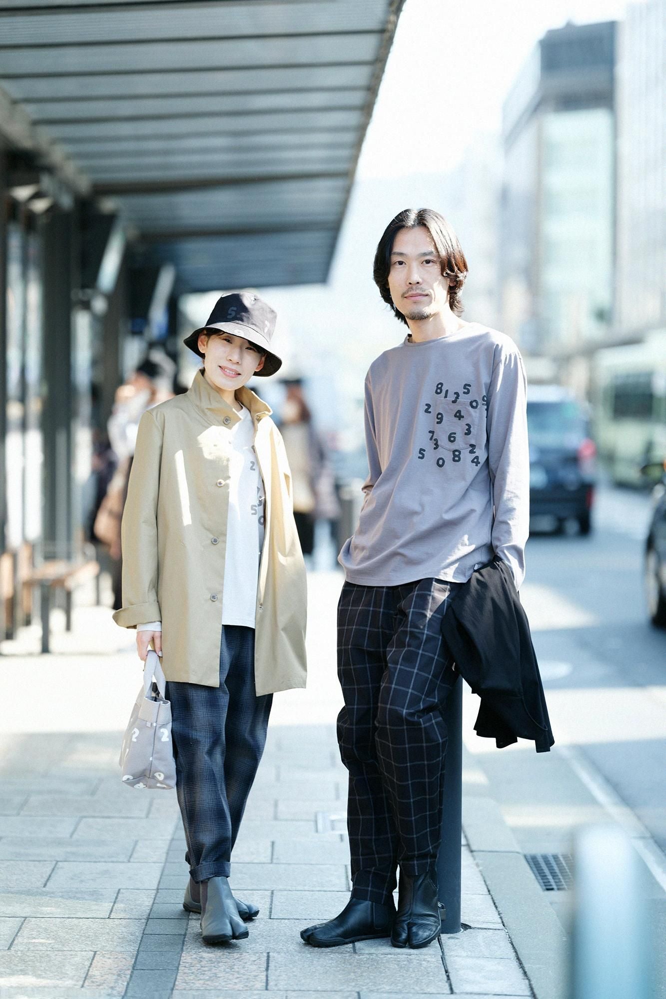 Danproof Easy Tapered Pants / Dark Navy Haze Lattice