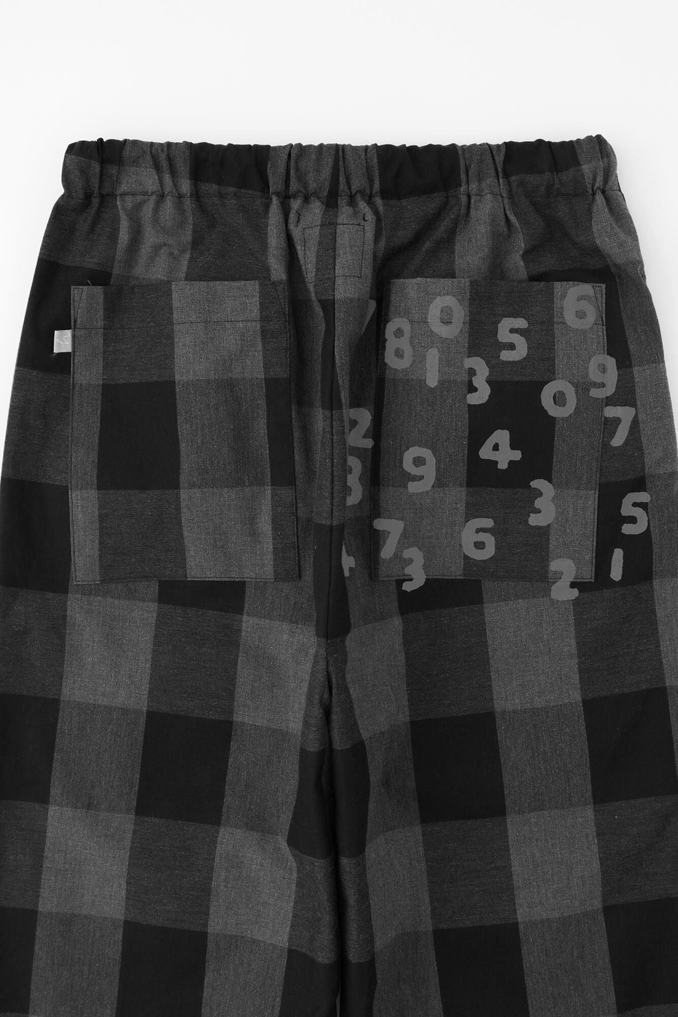 [仅在线]倾倒易于锥形裤子/nuruhata lattice（添加到futogoshi）