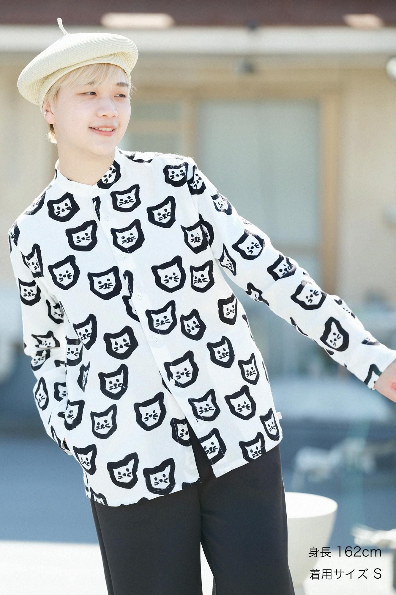 Takashima chiku 20/20支架领子衬衫SP/Koneko Bara