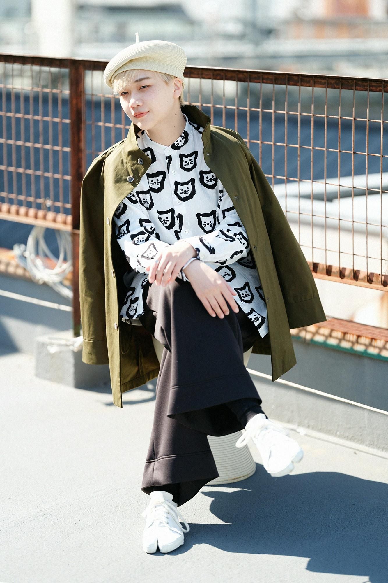 Takashima chiku 20/20支架领子衬衫SP/Koneko Bara