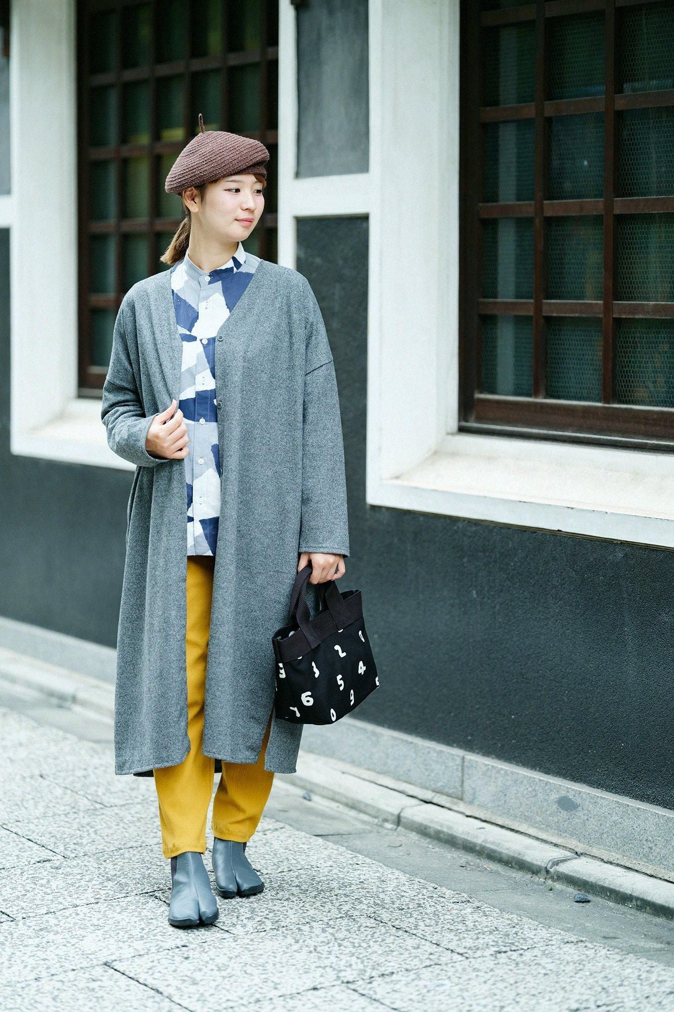 高島縮棉 20/20 立領長袖襯衫 sp/偶然