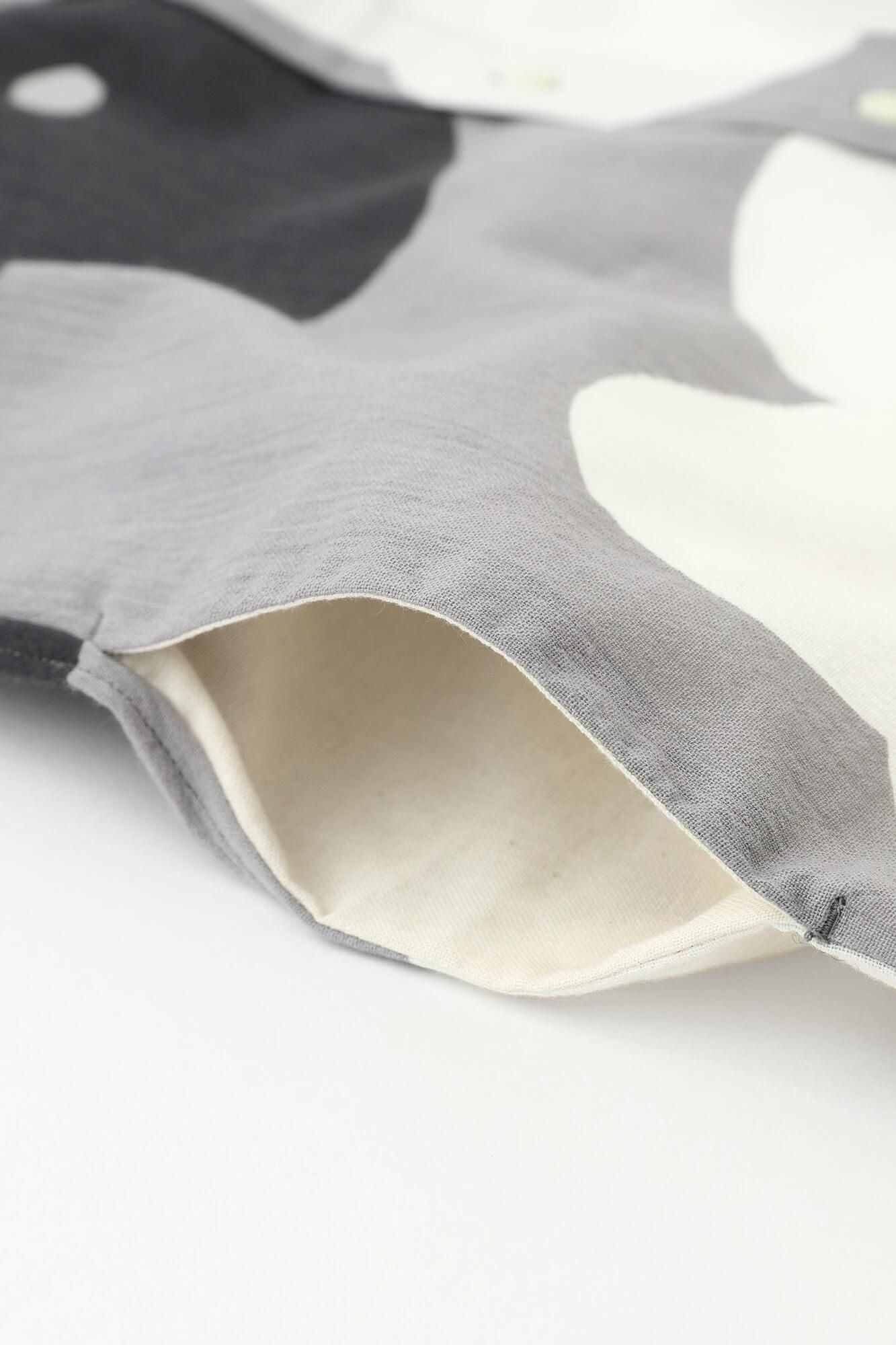 高島縮棉 20/20立領長袖襯衫SP/微笑