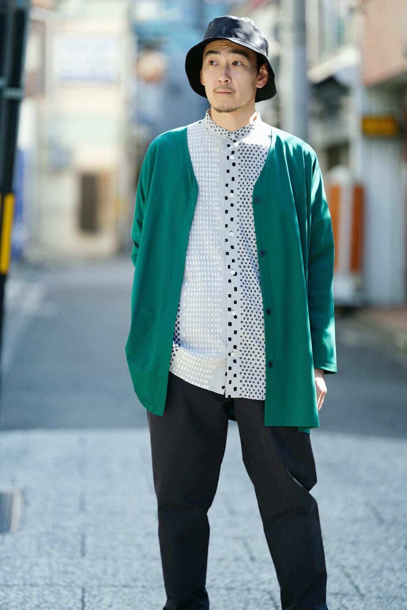 Takashima Chiku 20/20支架领子衬衫SP/Ararajima