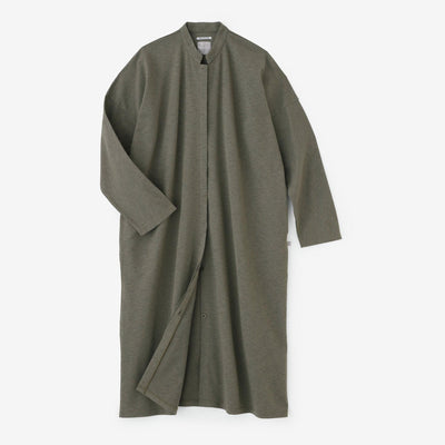 棉麻混紡RIRANCHA(R)立領輕型外套/柳茶色