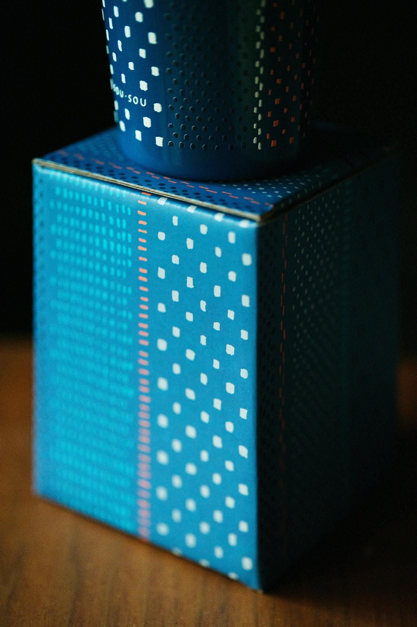 蓋付きタンブラー／霰縞（あられじま）