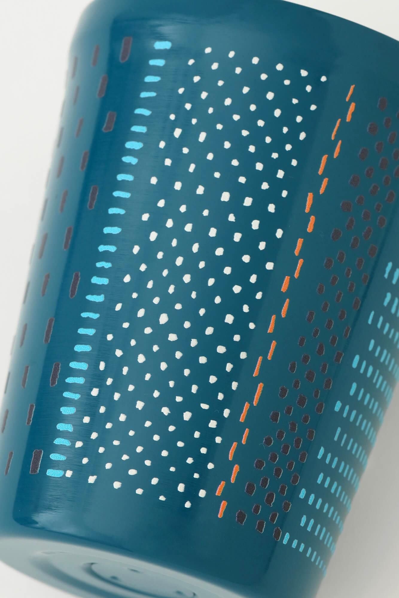 蓋付きタンブラー／霰縞（あられじま）