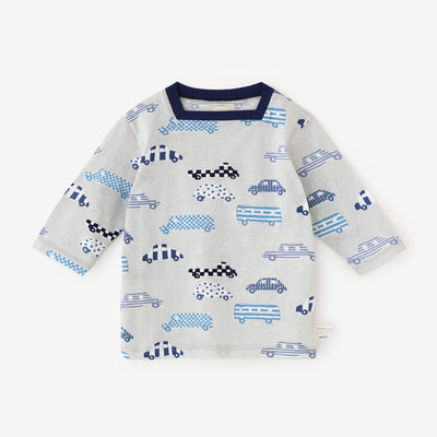 ●方領上衣七分袖／汽車