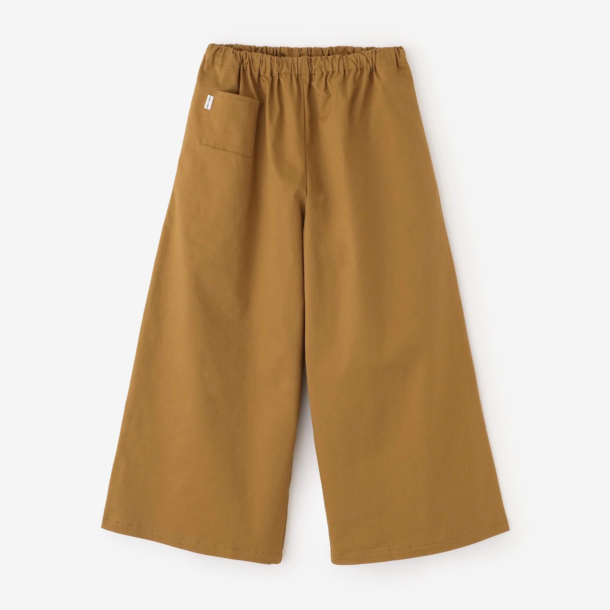 伊勢木綿 20/20 広形（ひろなり）もんぺ／淡藤鼠（うすふじねず）