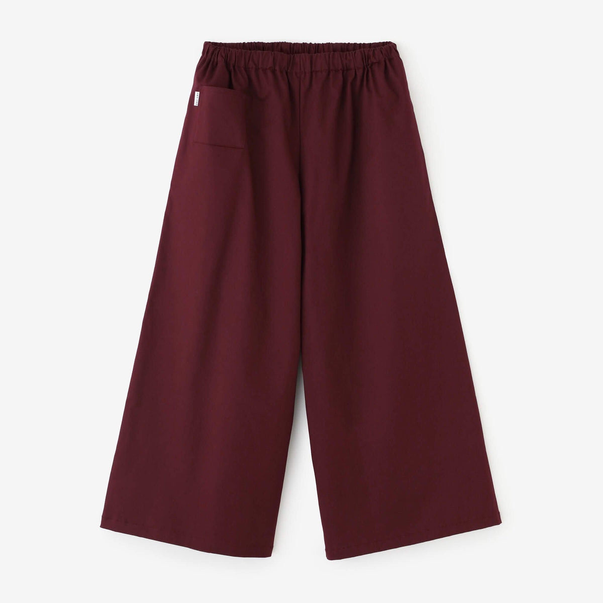 【未使用品】SOU・SOU　ソウソウ　伸　綾織　広形 もんぺ　紫土(しど)　女F 伸（しん） 綾織（あやおり） 広形もんぺ／紫土（しど）