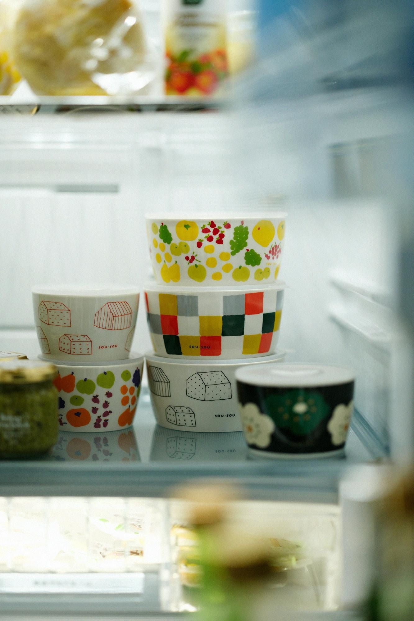 Ceramic Microwave Pack M / Fruits Spring