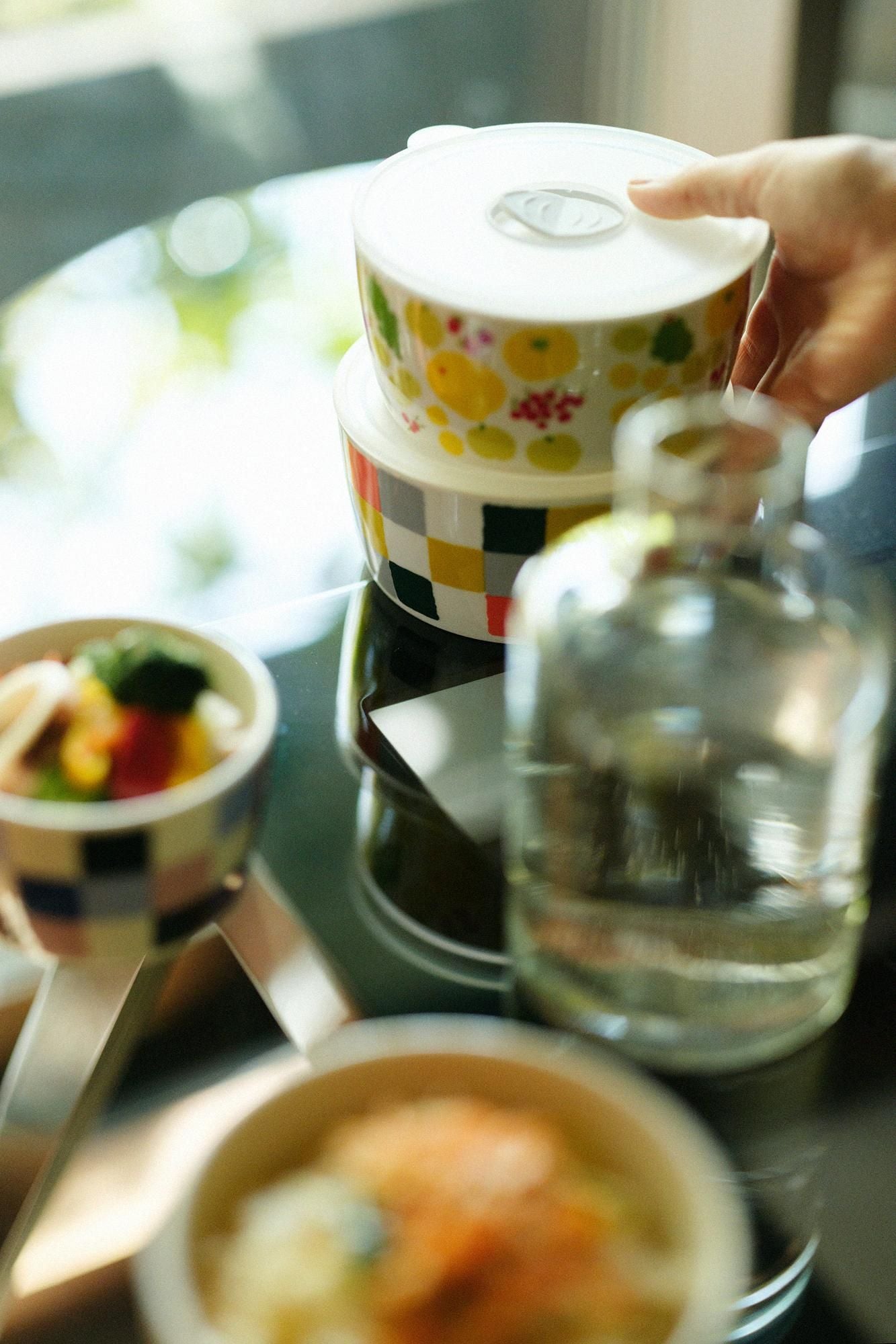 Ceramic Microwave Pack M / Fruits Spring