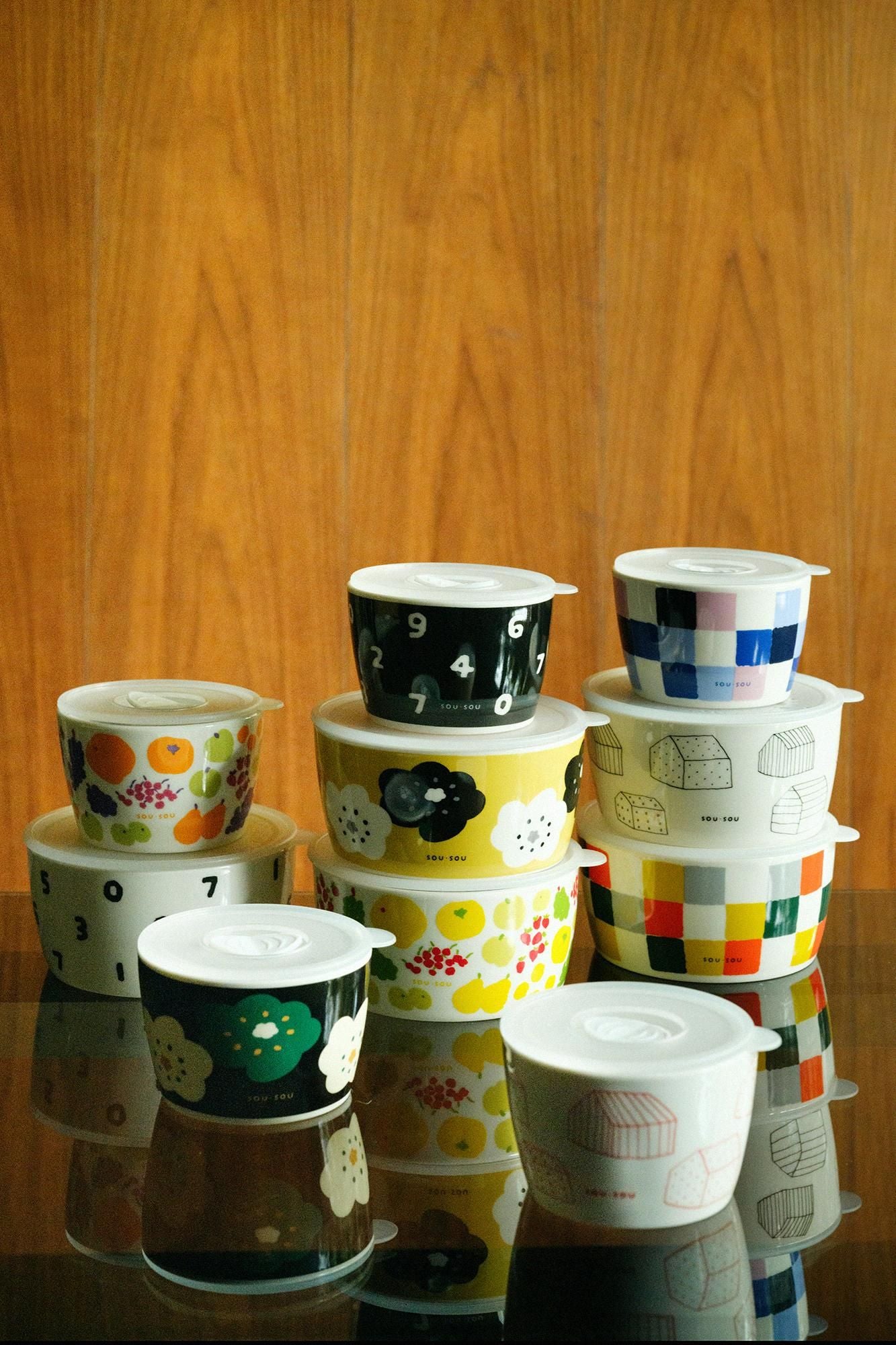 Ceramic Microwave Pack M / Fruits Spring